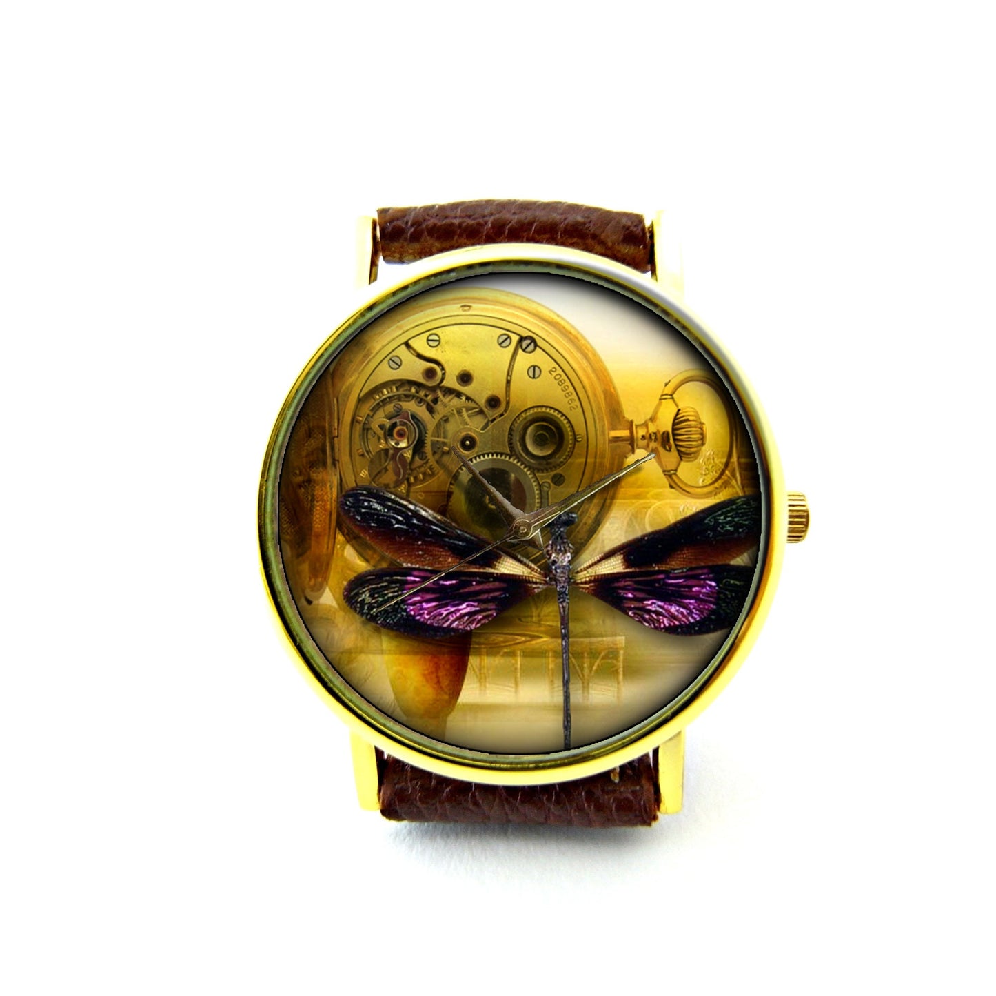 Steampunk Dream, Steampunk Dream Leather Watch, Ladies Watch, Mens Watch, Steampunk Dream Jewelry, Steampunk Dream Accessory, Pattern 2