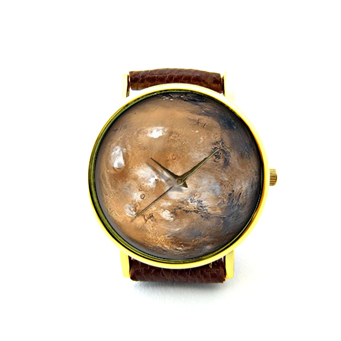 Mars Leather Watch, Planet Watch, Unisex Watch, Ladies Watch, Mens Watch, Mars Jewelry