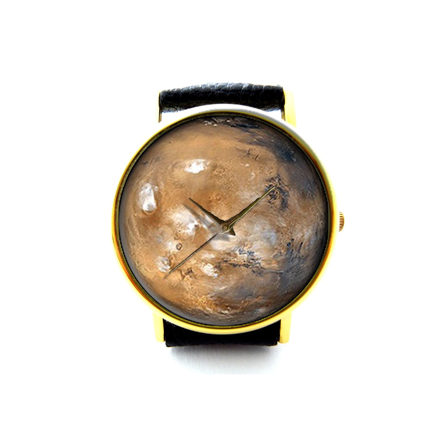 Mars Leather Watch, Planet Watch, Unisex Watch, Ladies Watch, Mens Watch, Mars Jewelry