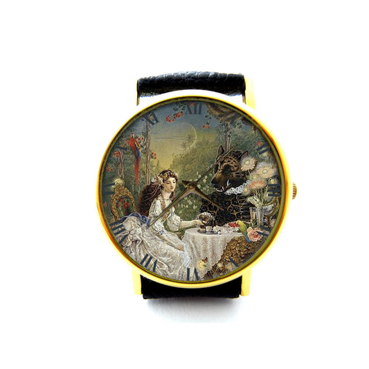 Beauty and the Beast Leather Watch, Beauty and the Beast Ladies Watch, Unisex Watch, Beauty and the Beast Jewellery