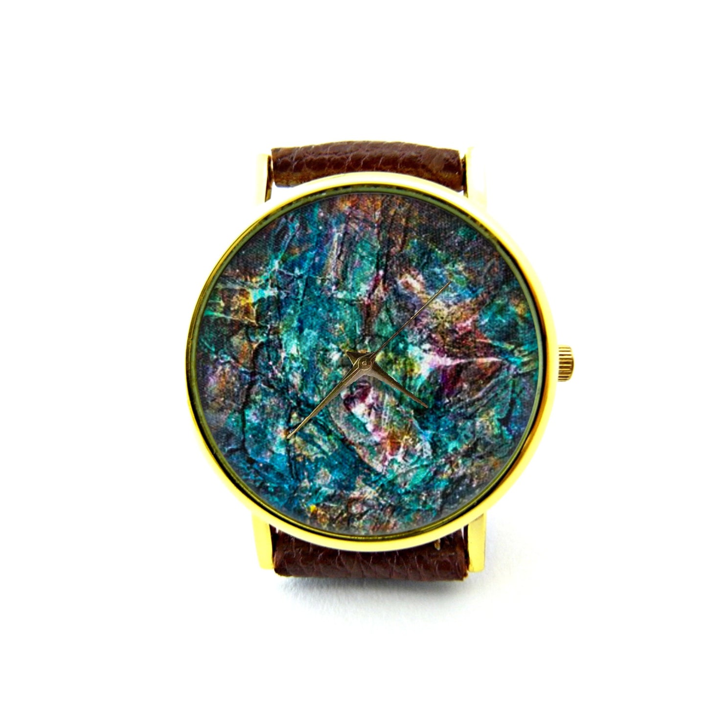 Stone Leather Watch, Stone Ladies Watch, Unisex Watch, Stone Jewellery