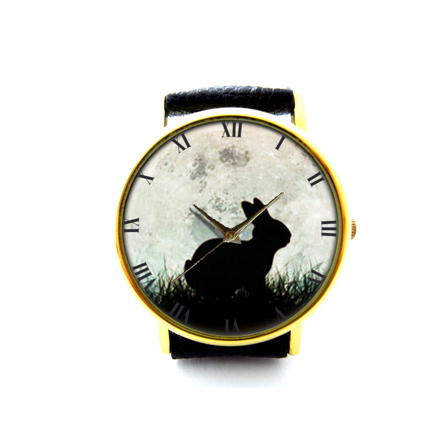 Rabbit Leather Watch, Rabbit Ladies Watch, Unisex Watch, Rabbit Jewellery