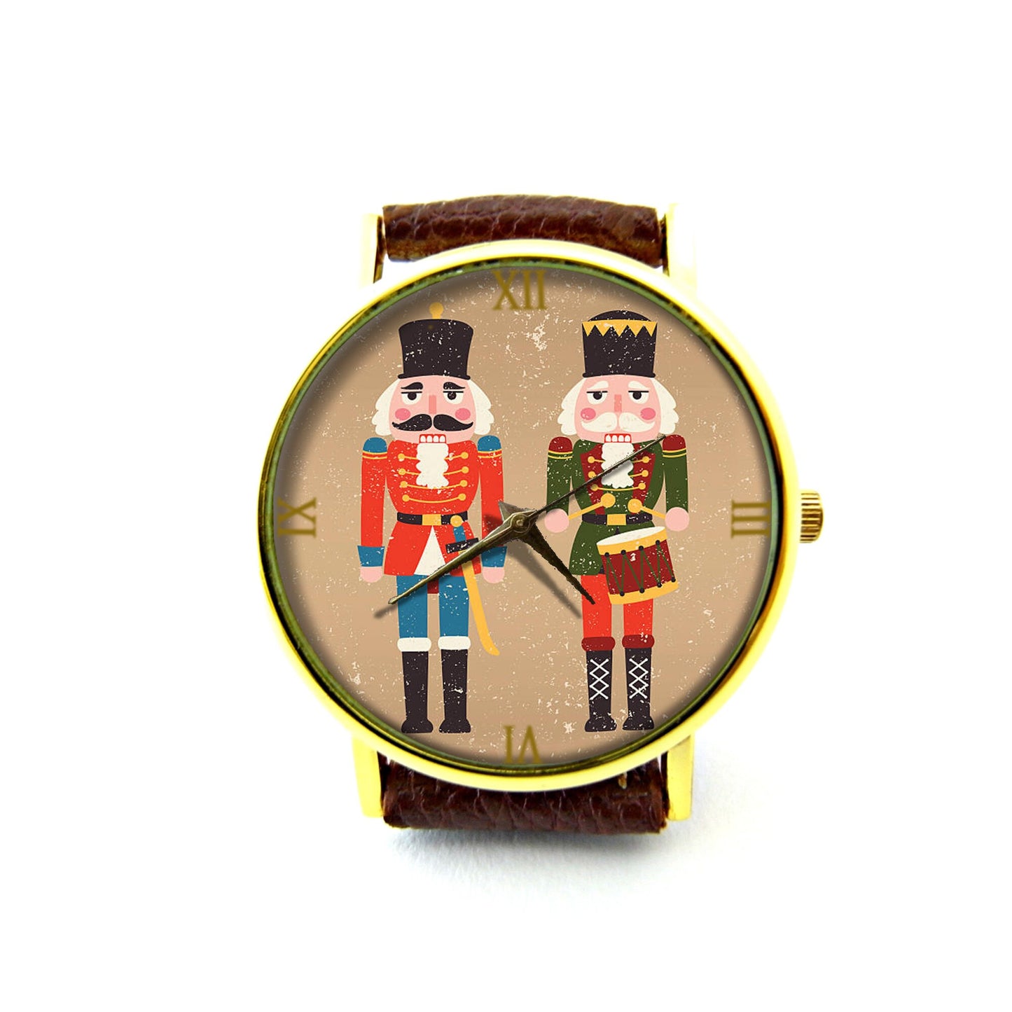 The Nutcracker Leather Watch, Nutcracker Ladies Watch, Unisex Watch, Nutcracker Jewelry